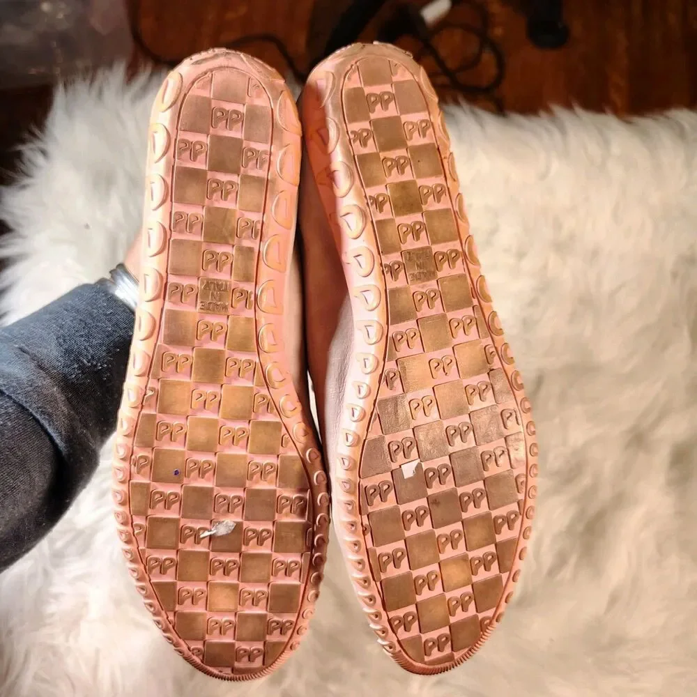 Sweats Bi Chego Calf Skin Leather Made In Italy Wmns Size 8 Shoes